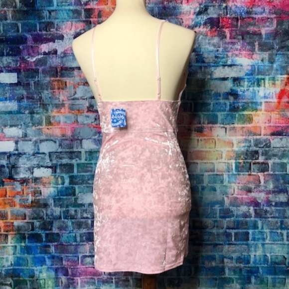 Free People Velvet Chemise ~ Medium - Picture 4 of 5